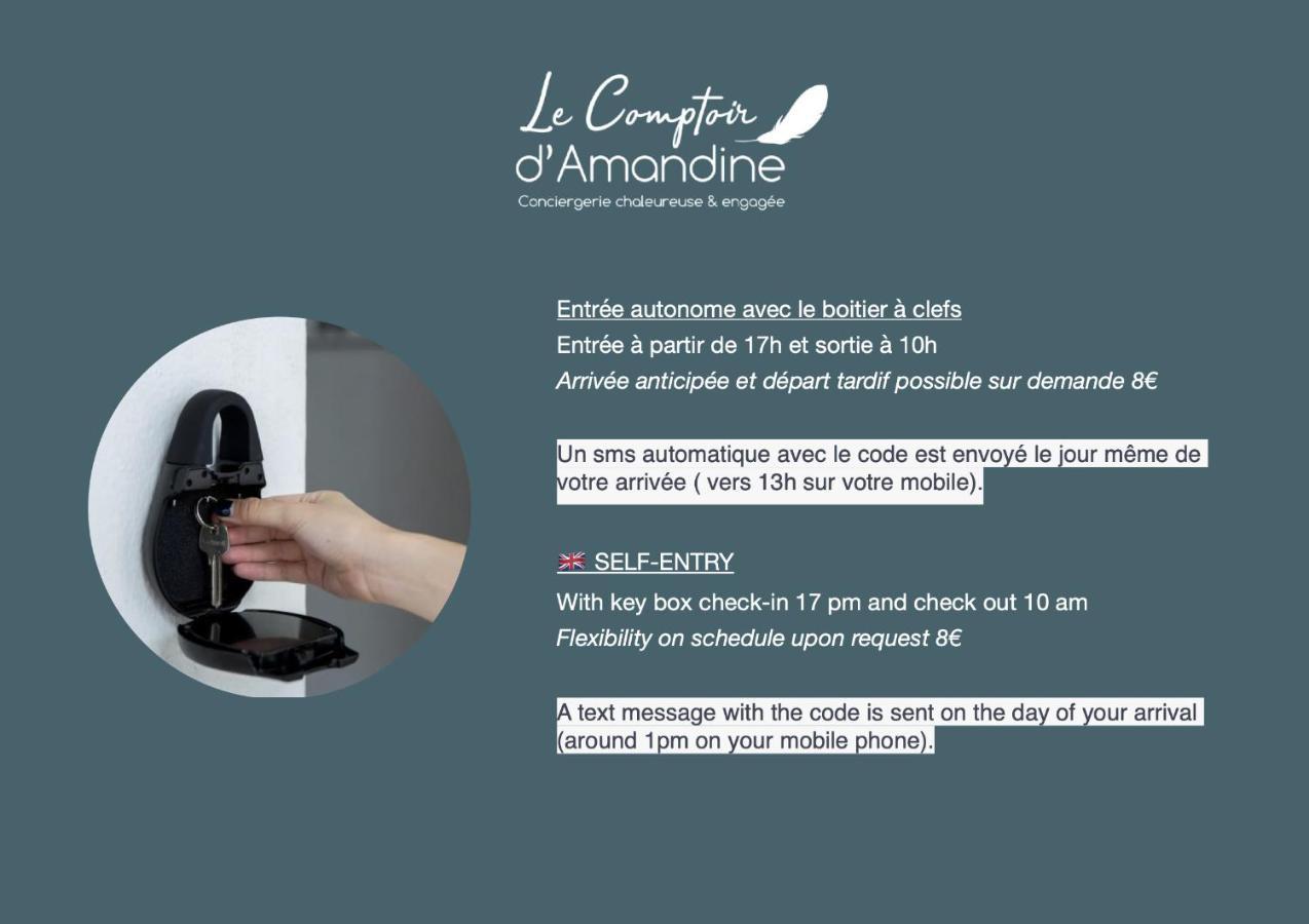 Le Cafe Charmant, Appartement Dans Immeuble Avec Parking Barriere, Balcon LʼArbresle Exterior foto